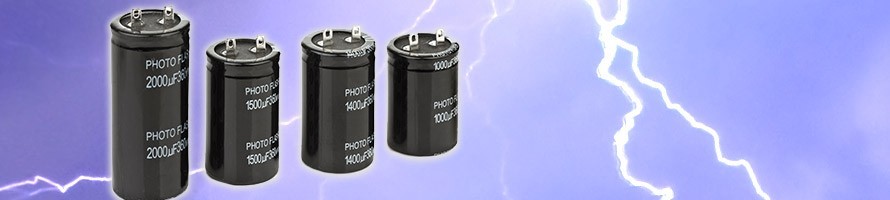PhotoFlash Capacitors - Pulse Xenon flash strobe Electrolytic ESR 360v